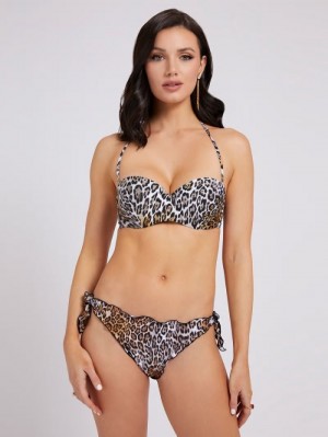 Abajo De Bikini Guess All Over Print Mujer Animalier | SE-843534