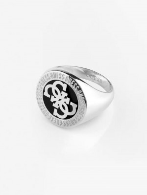 Anillo Guess 4g Icon Hombre Negros | SE-915924