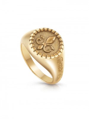 Anillo Guess "Knight Flower" Hombre Dorados | SE-341905