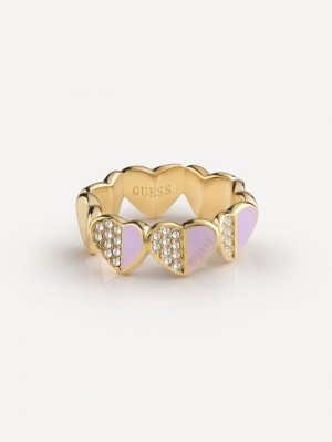 Anillo Guess "Lovely Guess" Mujer Lilac | SE-980911