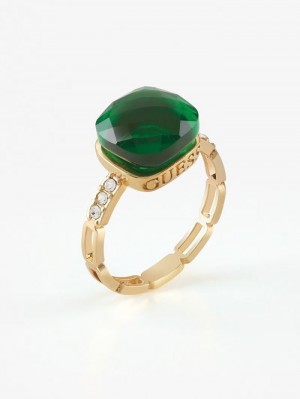 Anillo Guess "Reflections" Mujer Verdes | SE-976403