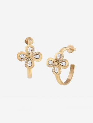 Aretes Guess Amazing Blossom Mujer Dorados | SE-464911