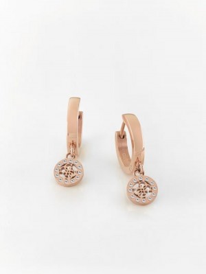 Aretes Guess "Guess Miniature" Mujer Rosas Dorados | SE-631186