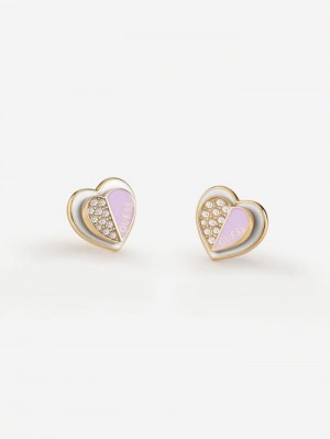 Aretes Guess "Lovely Guess" Mujer Lilac | SE-863248