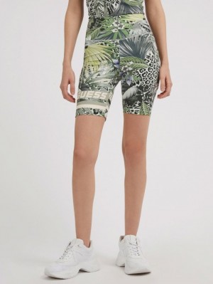 Biker Shorts Guess All Over Print Bikers Mujer Multi | SE-809212