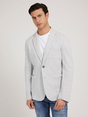 Blazers Guess Regular Fit Hombre Grises | SE-189785