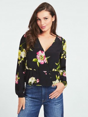 Blusa Guess All Over Print Mujer Floral Fantasy | SE-574943