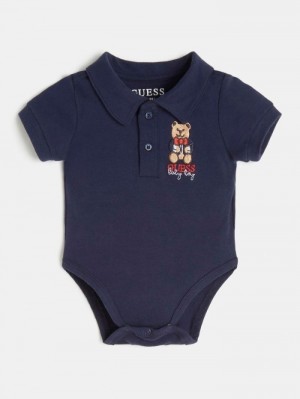 Body Guess Piquet Body Niños Azules | SE-205896