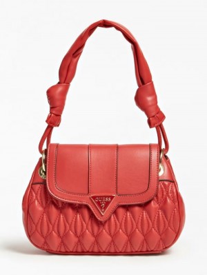 Bolsa de Mano Guess Amberlei Mujer Rojos | SE-786990