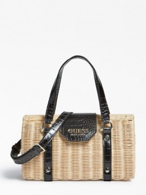 Bolsa de Mano Guess Paloma Mujer Negros | SE-027314