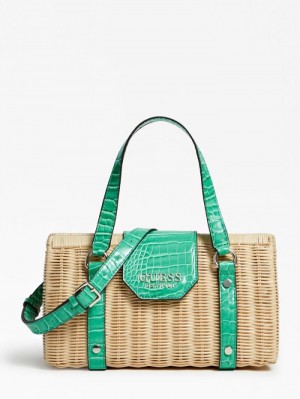 Bolsa de Mano Guess Paloma Mujer Verdes | SE-768203