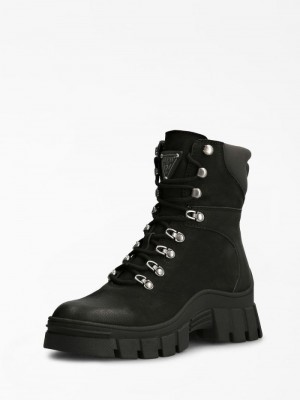 Botas Guess Hearly Combat Mujer Negros | SE-504106