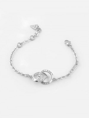 Brazalete Guess "Forever Links" Mujer Plateados | SE-682492