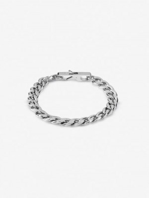 Brazalete Guess "My Chains" Hombre Plateados | SE-129937