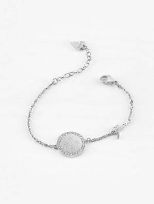 Brazalete Guess "Round Harmony" Mujer Plateados | SE-887536