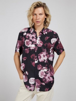 Camisas Guess Floral Print Hombre Floral Fantasy | SE-535586