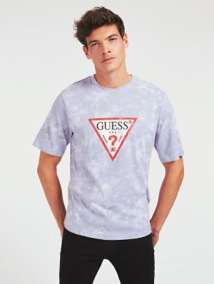 Camiseta Guess Cotton Hombre Grises | SE-673348