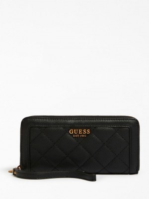 Carteras Guess Abey Quilted Mujer Negros |