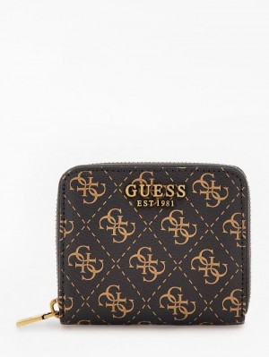 Carteras Guess Alexie 4g Logo Mini Mujer Marrom | SE-414904