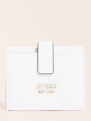 Carteras Guess Katey Croc Print Mini Mujer Blancos | SE-962803