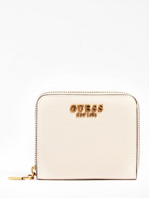 Carteras Guess Laurel Mini Mujer Creme |