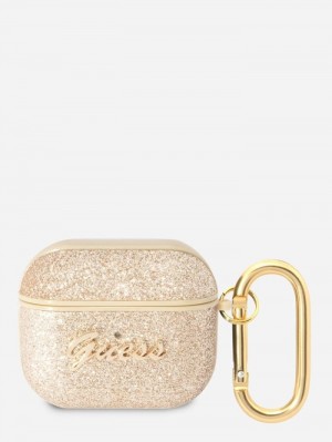 Case Guess Airpods 3 Mujer Dorados | SE-487297