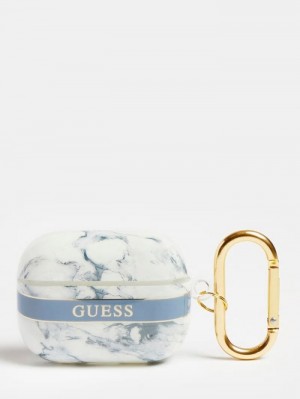 Case Guess Airpods Pro Marble Mujer Azules | SE-303274