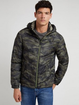 Chamarras Guess Hooded Hombre Camouflage | SE-881000