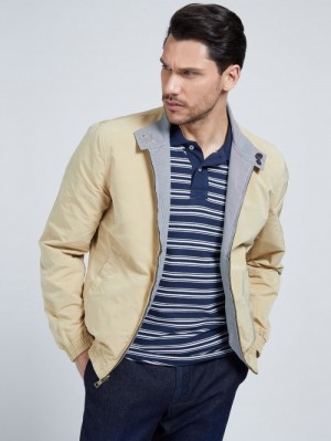 Chamarras Guess Marciano Reversible Hombre Beige | SE-031235