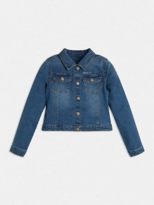 Chaquetas De Mezclilla Guess Classic Niños Azules Claro | SE-220518