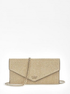 Clutch Guess Ever Lurex Mujer Dorados |