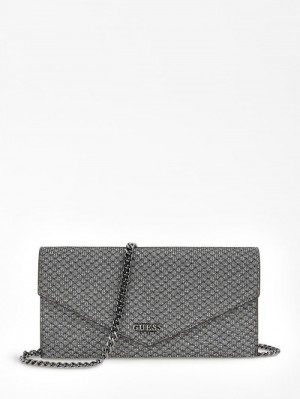 Clutch Guess Ever Lurex Mujer Plateados | SE-655734