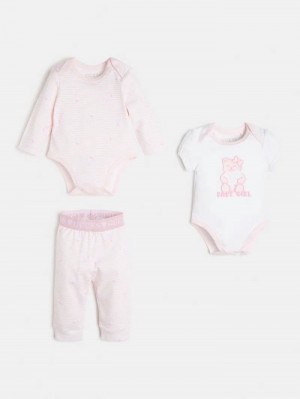 Conjuntos Guess Pack 2 Body And Pant Niños Rosas | SE-679497