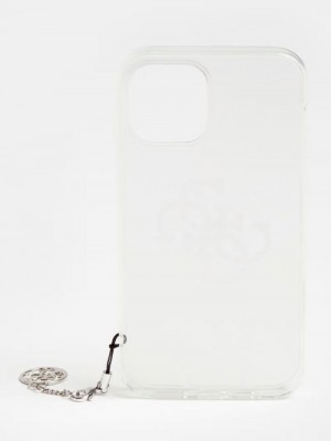 Cover Guess Iphone 12/12 Pro 4f Logo Mujer Plateados | SE-134776