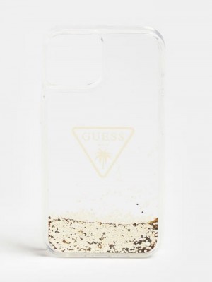 Cover Guess Iphone 14 Glitter Mujer Blancos | SE-600373