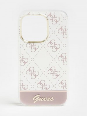 Cover Guess Iphone 14 Pro 4g Logo Mujer Rosas | SE-977737