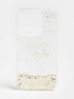 Cover Guess Iphone 14 Pro Glitter Mujer Blancos | SE-012742