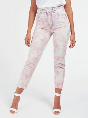 Denim Jeans Guess Mom-fit Mujer Multicolor | SE-491368