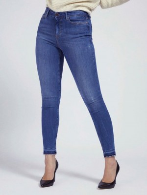 Jeans Guess Skinny Mujer Azules | SE-833896