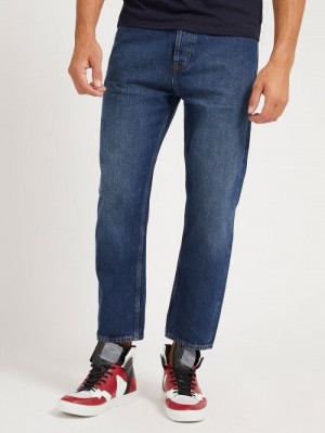 Jeans Guess Slim-fit Hombre Azules | SE-849347