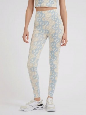 Leggins Guess G Cube Logo Mujer Azules | SE-068464