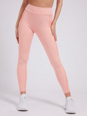 Leggins Guess Microfiber Mujer Rosas | SE-631469