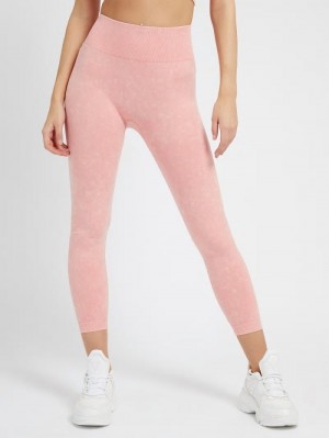 Leggins Guess Sweater Seamless Mujer Rosas | SE-101864