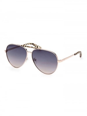 Lentes de Sol Guess Aviator Mujer Rosas Dorados | SE-871958