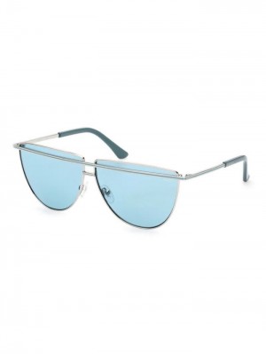 Lentes de Sol Guess Oval Sunglasses Model Mujer Azules | SE-640758