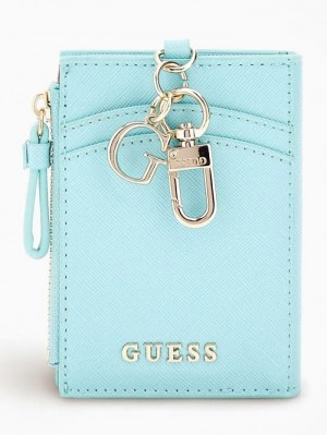 Llavero Guess Credit Card Mujer Azules Claro |