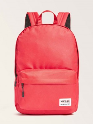 Mochilas Guess Front Pocket Hombre Rojos | SE-110600