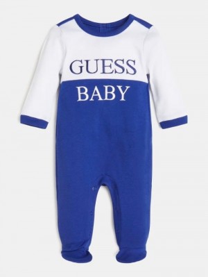 Monos Guess Front Logo Niños Azules | SE-089137