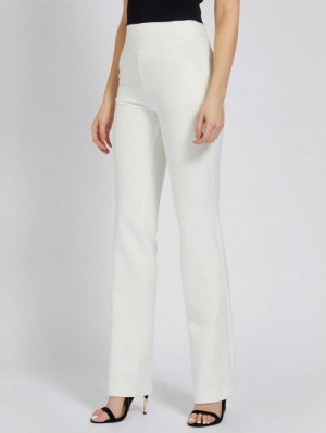 Pantalones Guess Marciano Cigarette Mujer Blancos | SE-050176