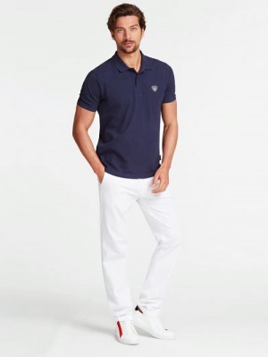 Pantalones Guess Marciano Hombre Blancos | SE-308529